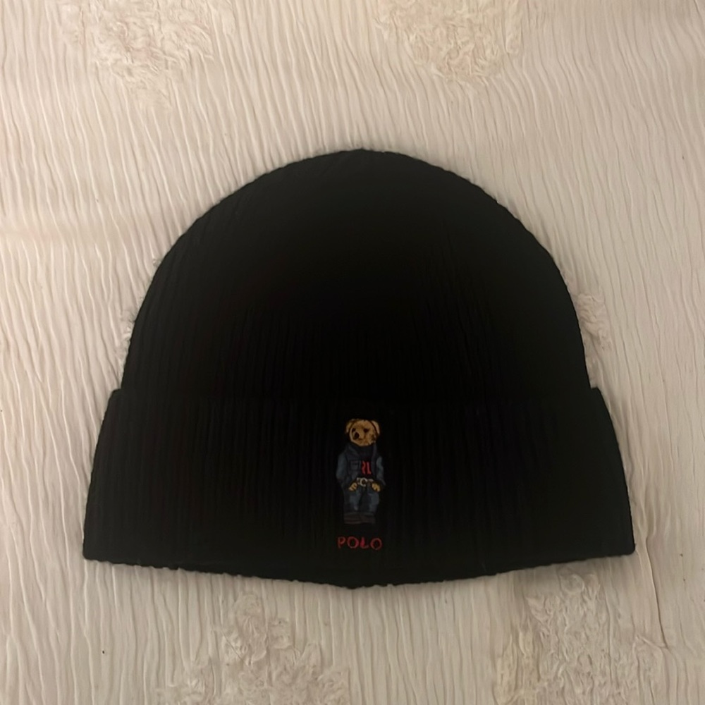 Ralph Lauren Polo Bear Beanie Hat